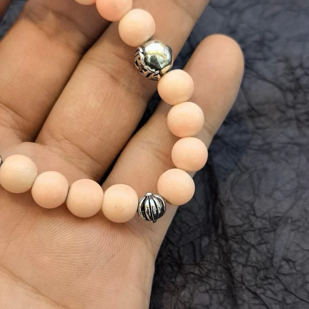 【Chrome Hearts克罗心】✝️十字架珠子手串 时尚精美百搭款🔥做工跟专柜🆕几乎没差，搭配Ch链