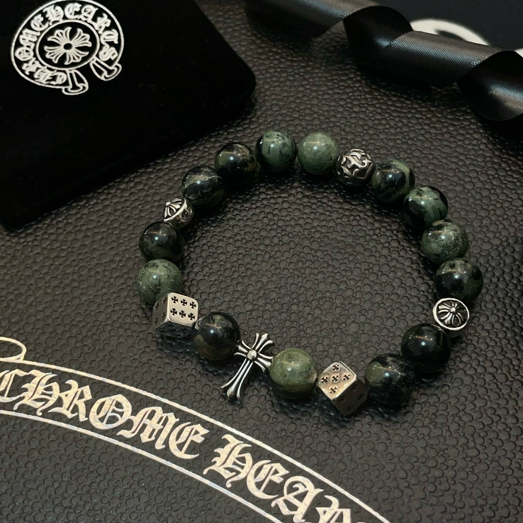 批 新款【专柜品质】Chrome Hearts克罗心 经典复古多元素手串手链 ，快手/ins/小红书热门