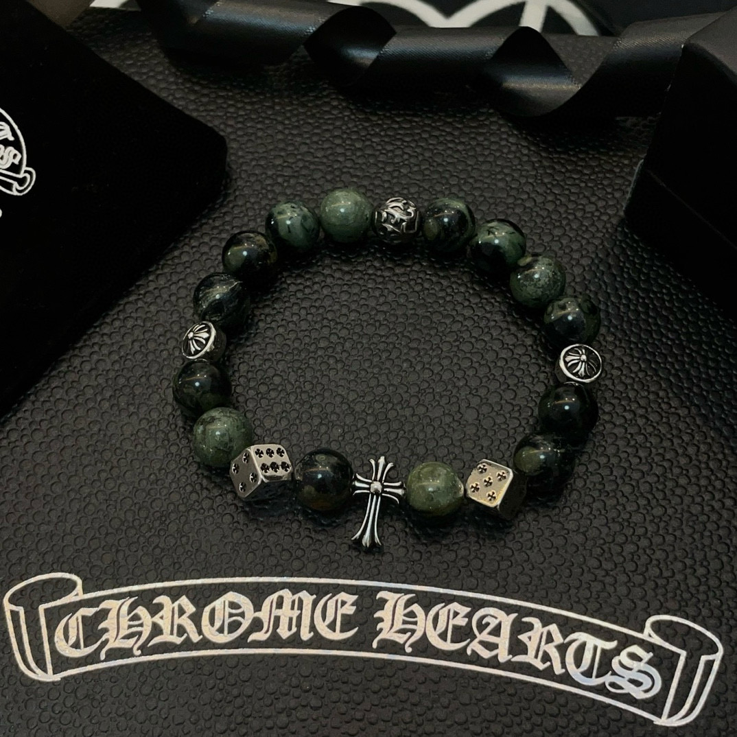 批 新款【专柜品质】Chrome Hearts克罗心 经典复古多元素手串手链 ，快手/ins/小红书热门