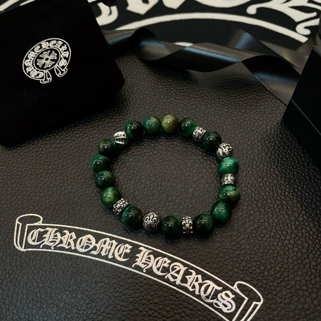  新款【专柜品质】Chrome Hearts克罗心经典复古多元素手串手链 ，快手/ins/小红书热门，凹