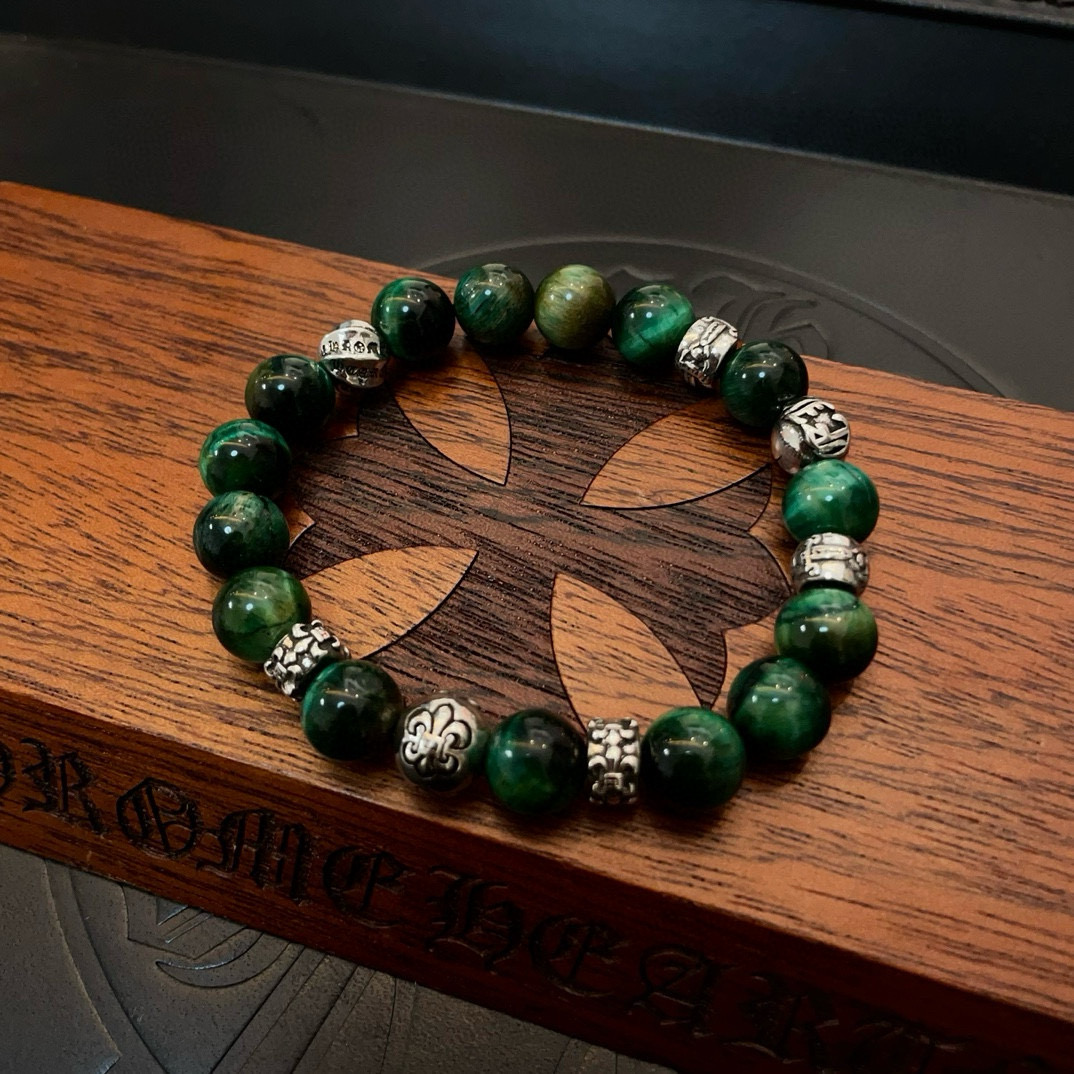  新款【专柜品质】Chrome Hearts克罗心经典复古多元素手串手链 ，快手/ins/小红书热门，凹