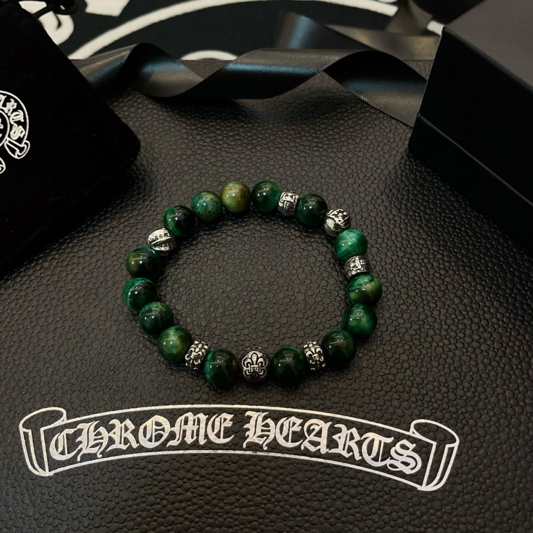  新款【专柜品质】Chrome Hearts克罗心经典复古多元素手串手链 ，快手/ins/小红书热门，凹