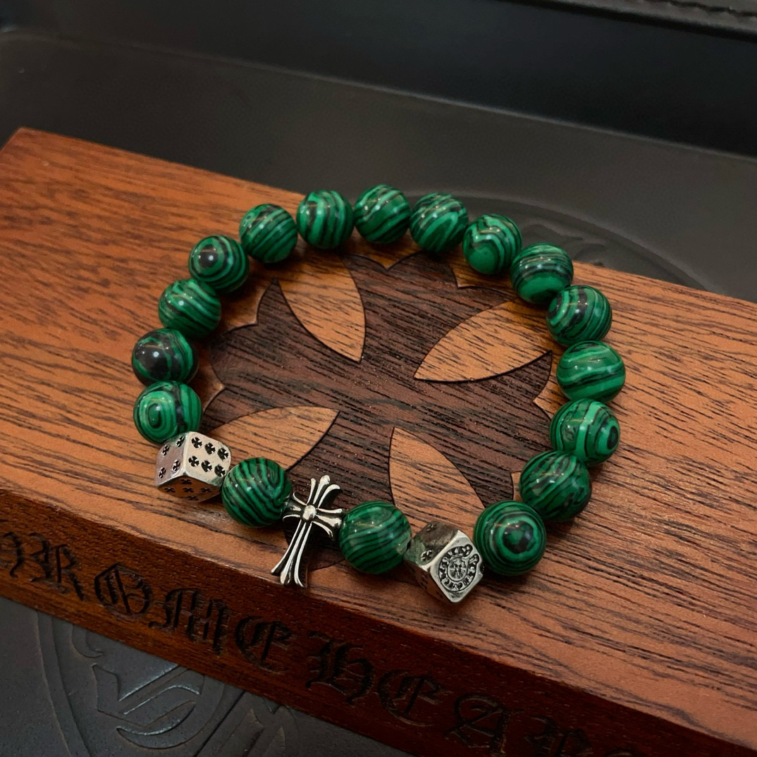  新款【专柜品质】Chrome Hearts克罗心经典复古多元素手串手链 ，快手/ins/小红书热门，凹