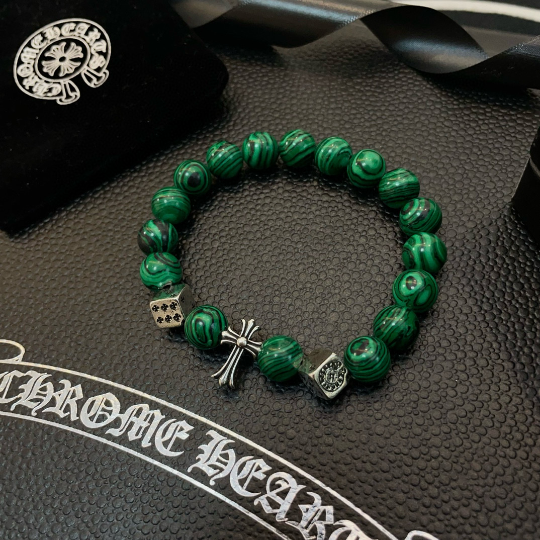  新款【专柜品质】Chrome Hearts克罗心经典复古多元素手串手链 ，快手/ins/小红书热门，凹