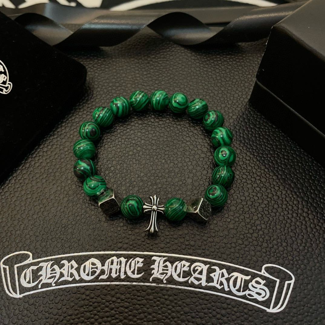  新款【专柜品质】Chrome Hearts克罗心经典复古多元素手串手链 ，快手/ins/小红书热门，凹