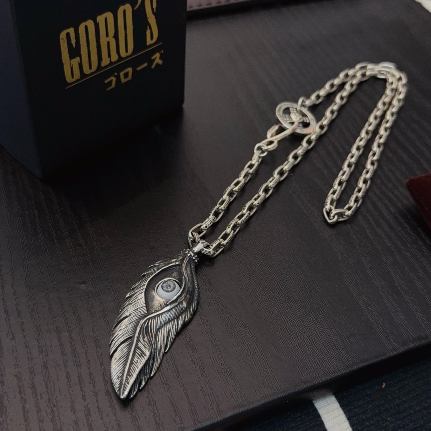 【新品上架】Goro’s高桥吾郎高桥羽毛项链 顶级版本，认准独家拍摄，主攻高端市场 ，快手/ins/小红