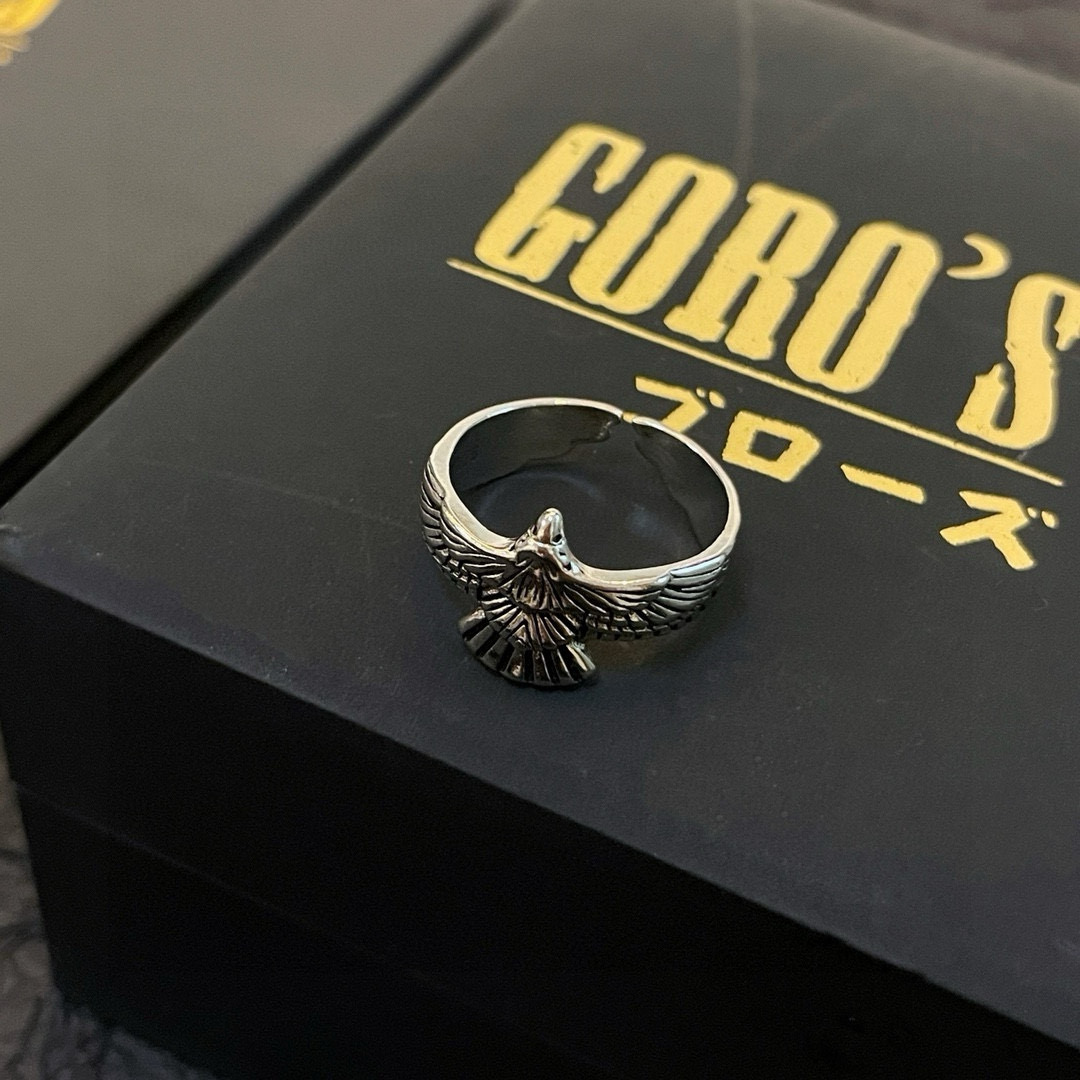 批  【新品上架】Goro’s高桥吾郎老鹰开口戒指，顶级版本 认准独家拍摄 主攻高端市场 绝对区别普通版