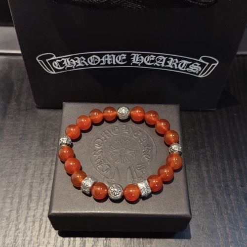Chrome Hearts Classic Retro Multi-Element Beaded Bracelet with Cross Design 1 Chrome Hearts Classic Retro Multi-Element Beaded Bracelet with Cross Design