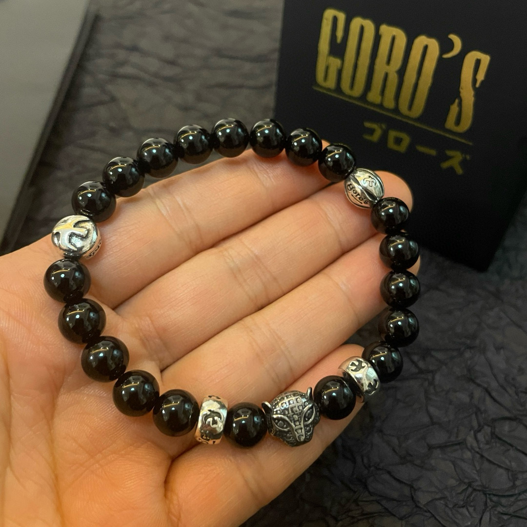 【新品上架】Goro’s高桥吾郎黑曜石手串手链，顶级版本 认准独家拍摄 主攻高端市场 绝对区别普通版本！