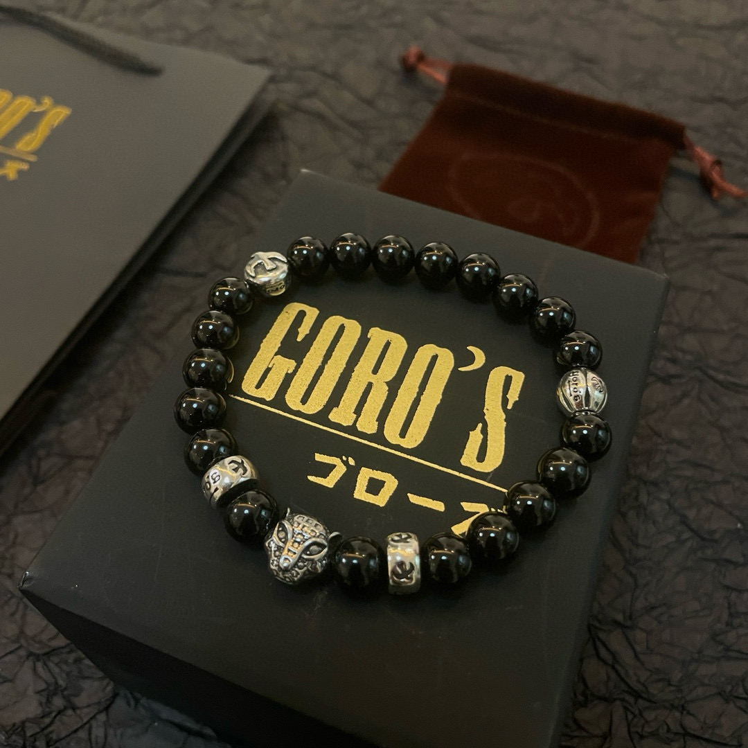 【新品上架】Goro’s高桥吾郎黑曜石手串手链，顶级版本 认准独家拍摄 主攻高端市场 绝对区别普通版本！