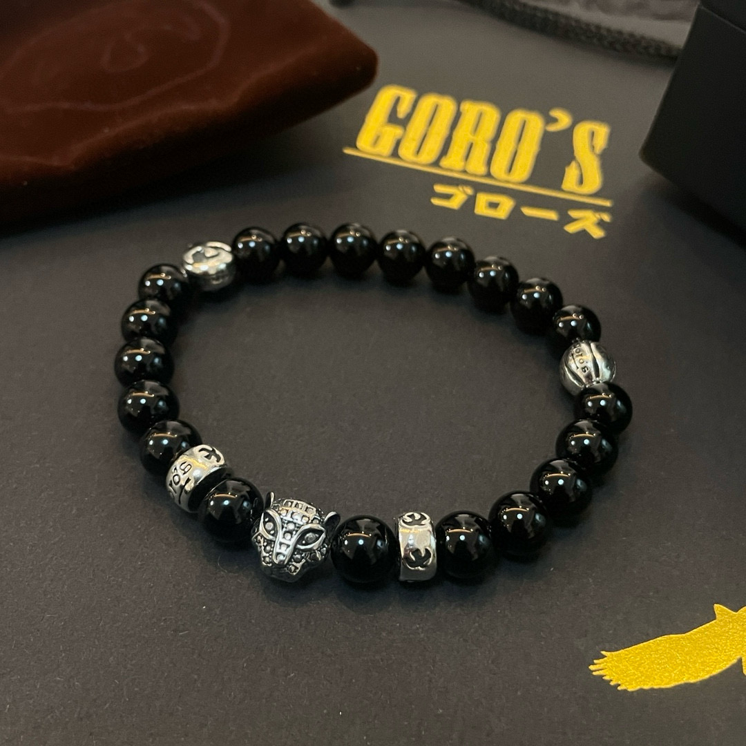 【新品上架】Goro’s高桥吾郎黑曜石手串手链，顶级版本 认准独家拍摄 主攻高端市场 绝对区别普通版本！