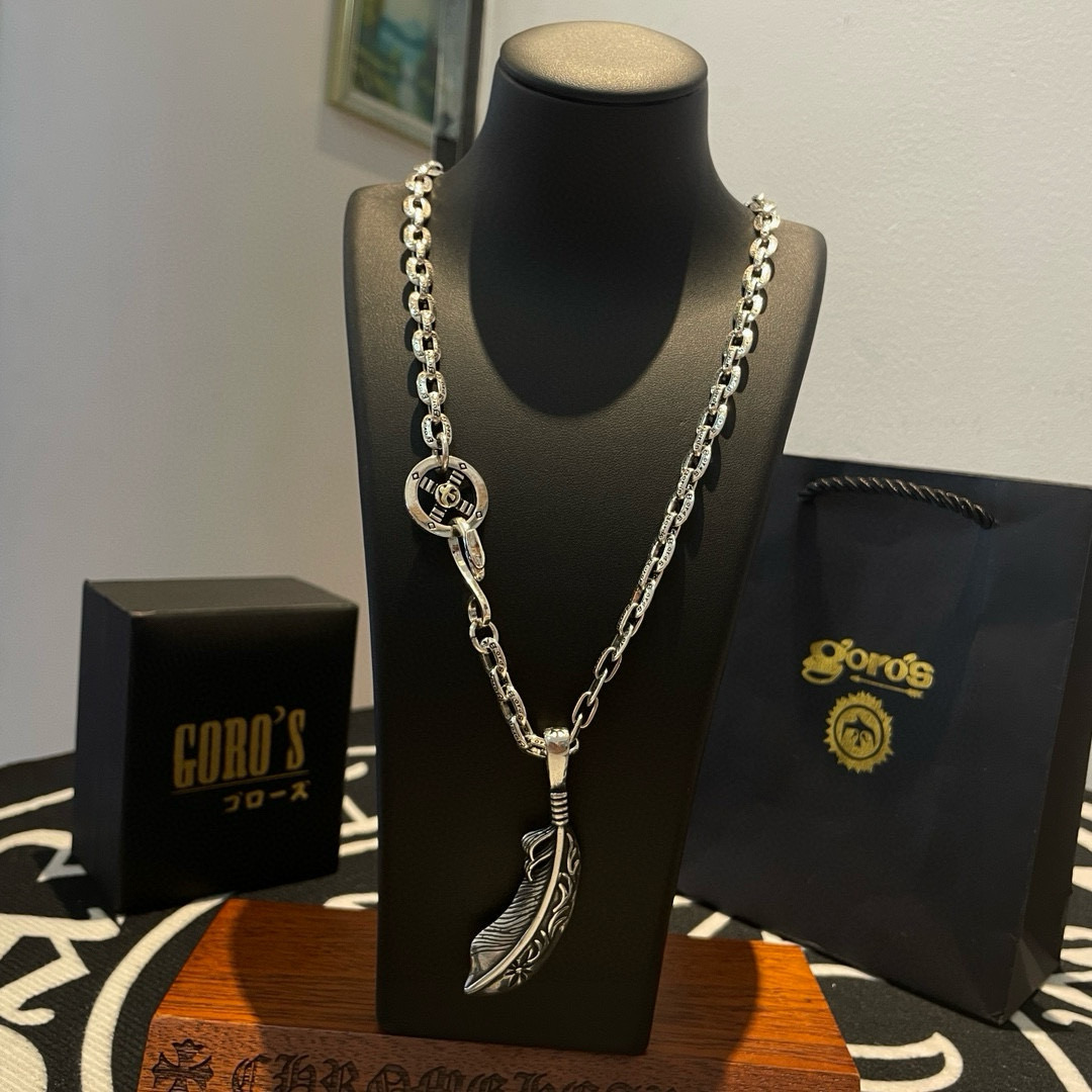  【新品上架】Goro’s高桥吾郎飞鹰羽毛项链，顶级版本，认准独家拍摄，主攻高端市场 ，快手/ins/小