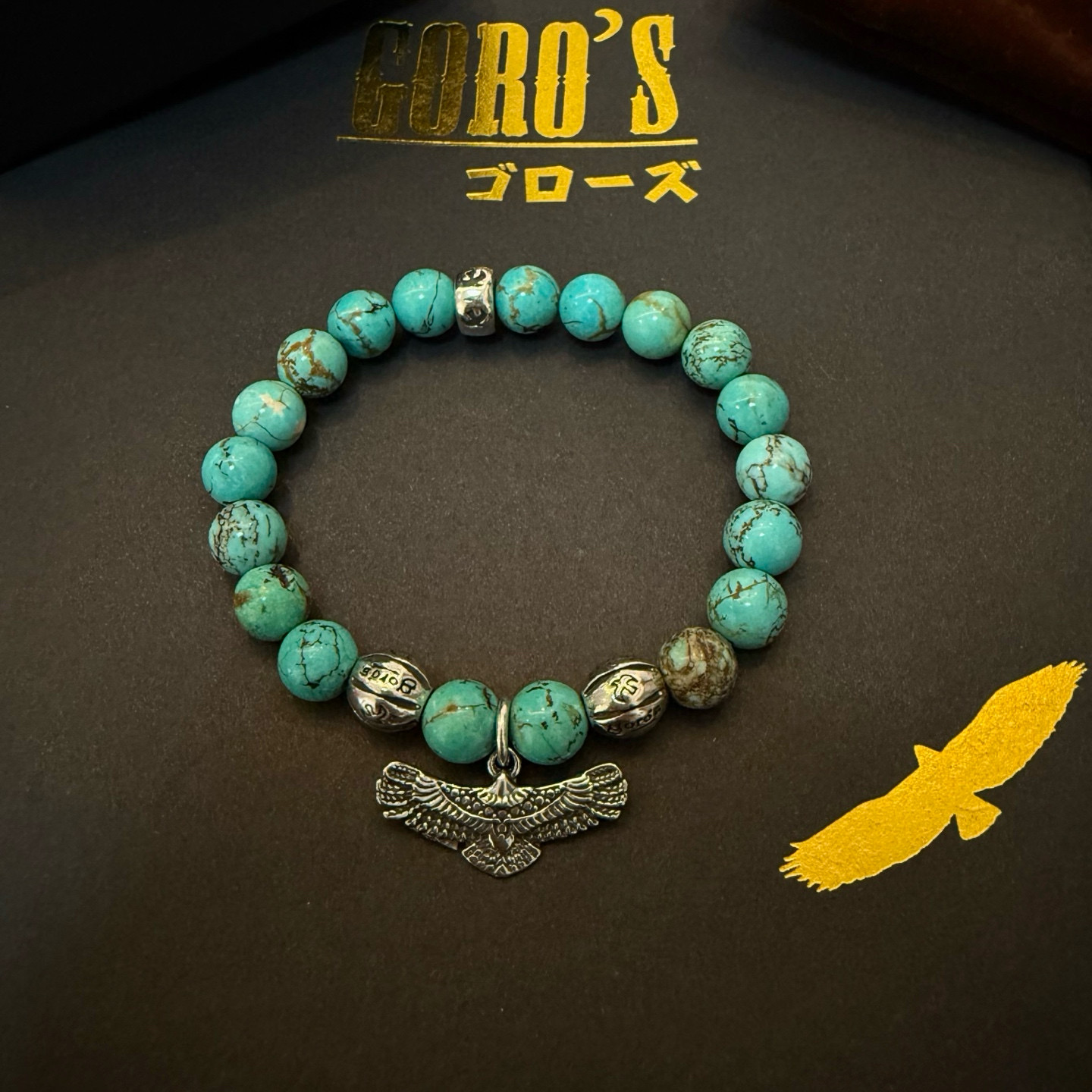 批【新品上架】Goro’s高桥吾郎松石手串手链，顶级版本 认准独家拍摄 主攻高端市场 绝对区别普通版本！