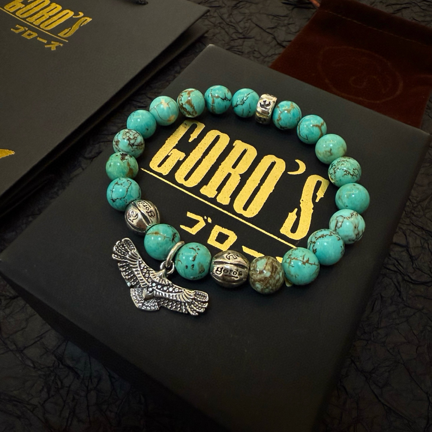 批【新品上架】Goro’s高桥吾郎松石手串手链，顶级版本 认准独家拍摄 主攻高端市场 绝对区别普通版本！