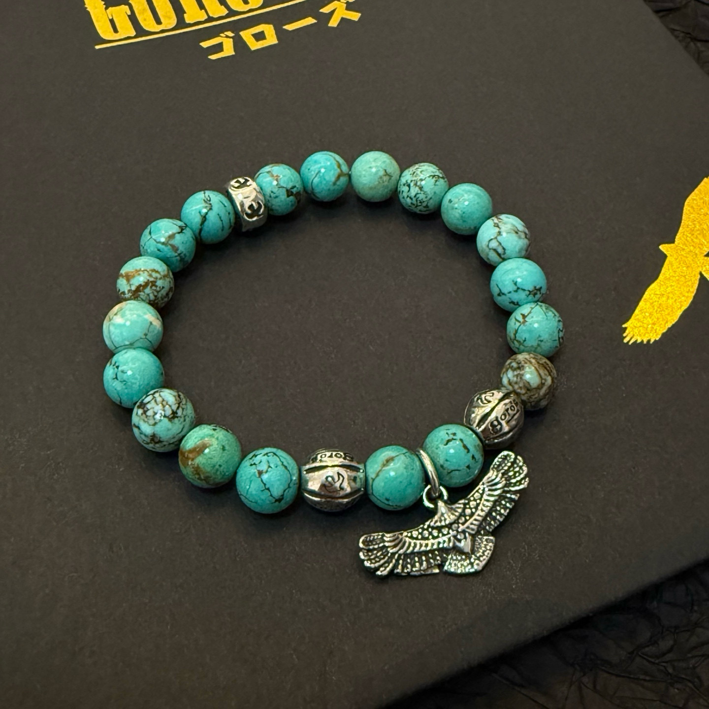批【新品上架】Goro’s高桥吾郎松石手串手链，顶级版本 认准独家拍摄 主攻高端市场 绝对区别普通版本！