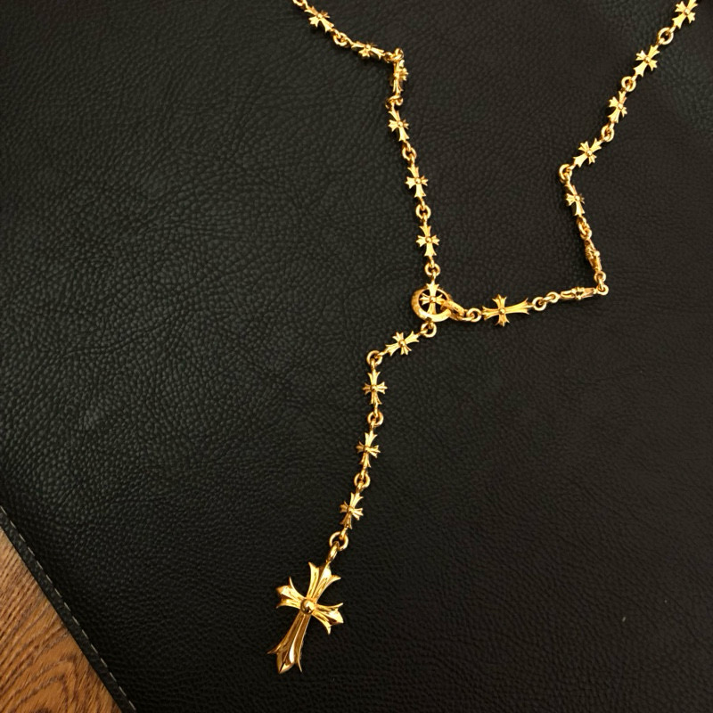  克罗心Chrome hearts 【镀22k金调节链】