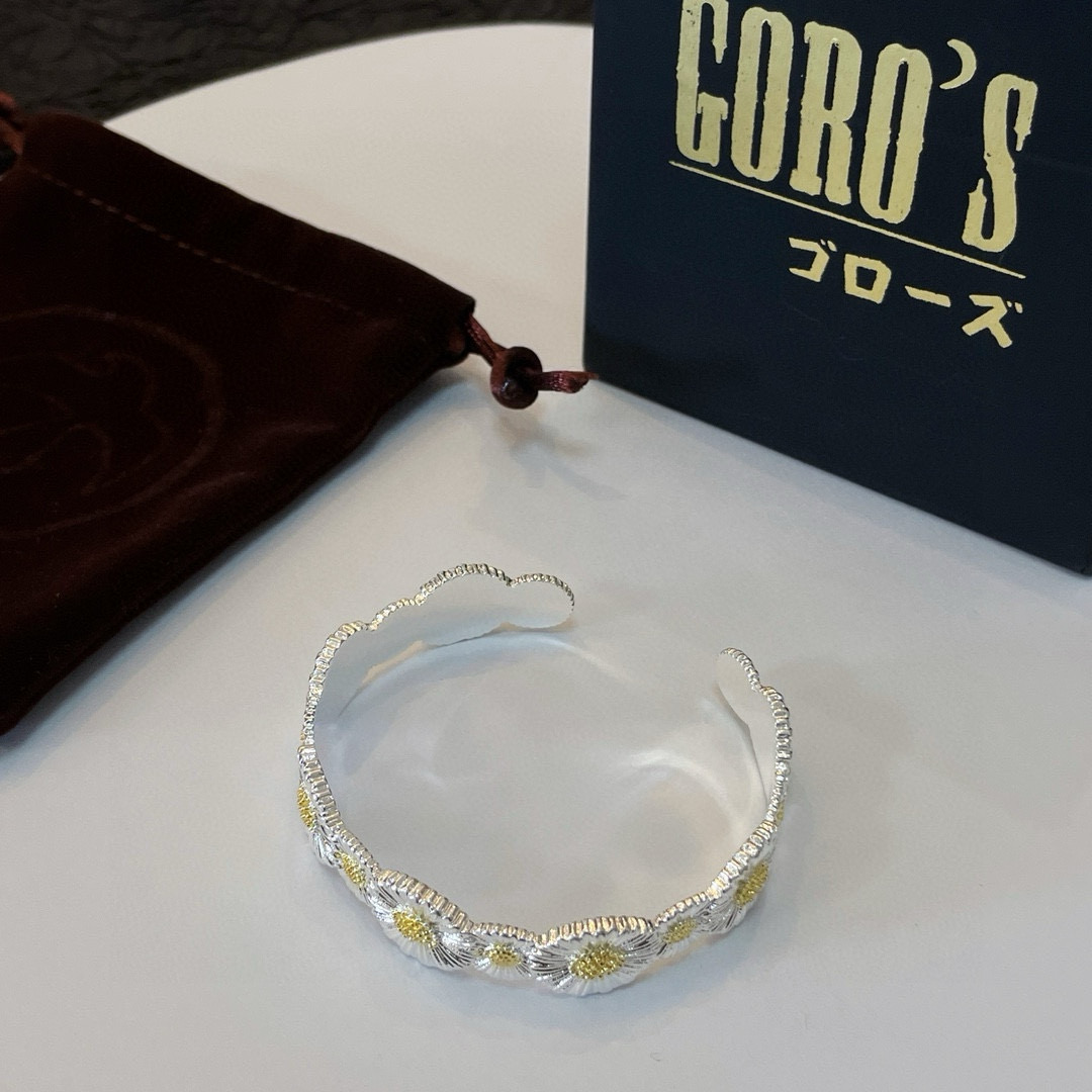  【新品上架】Goro’s高桥吾郎雏菊开口手镯，顶级版本 认准独家拍摄 主攻高端市场 绝对区别普通版本！