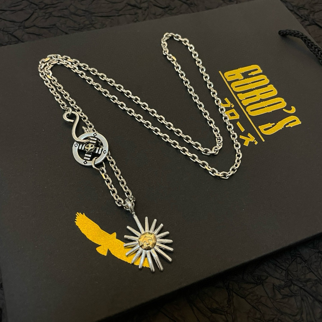 批   【新品上架】Goro’s高桥吾郎复古点金海胆吊坠 高桥经典项链  顶级版本 认准独家拍摄 主攻高