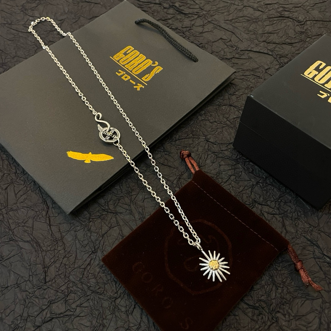 批   【新品上架】Goro’s高桥吾郎复古点金海胆吊坠 高桥经典项链  顶级版本 认准独家拍摄 主攻高