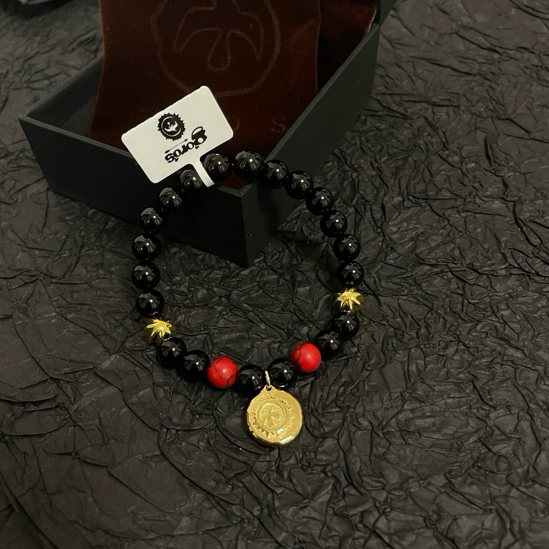 Handmade Black and Gold Chain Bracelet: Goro’s High Bridge Blackmanau’s Top Edition - 图片 3