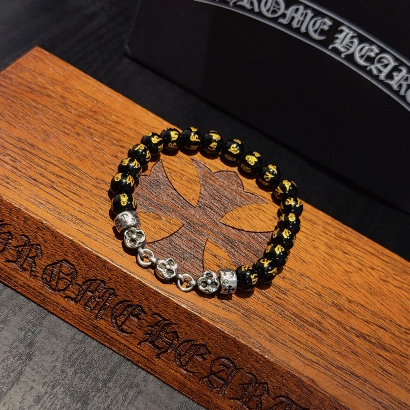  新款【专柜品质】Chrome Hearts克罗心经典复古多元素手串手链 ，快手/ins/小红书热门，凹