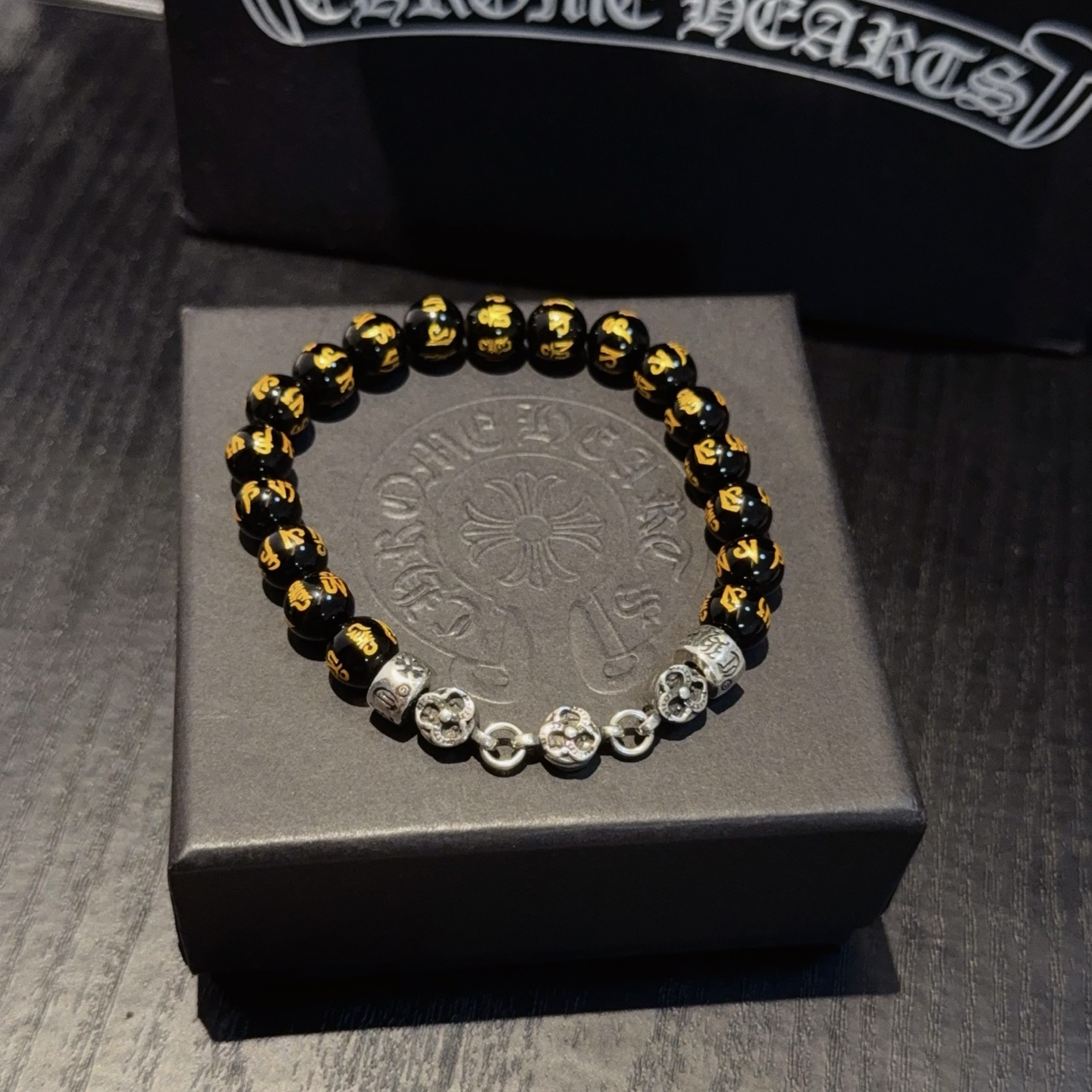  新款【专柜品质】Chrome Hearts克罗心经典复古多元素手串手链 ，快手/ins/小红书热门，凹