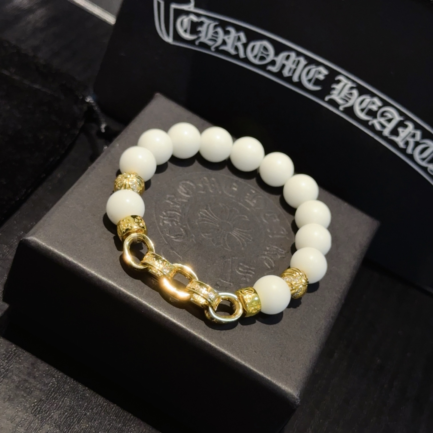  新款【专柜品质】Chrome Hearts克罗心经典复古多元素手串手链 ，快手/ins/小红书热门，凹