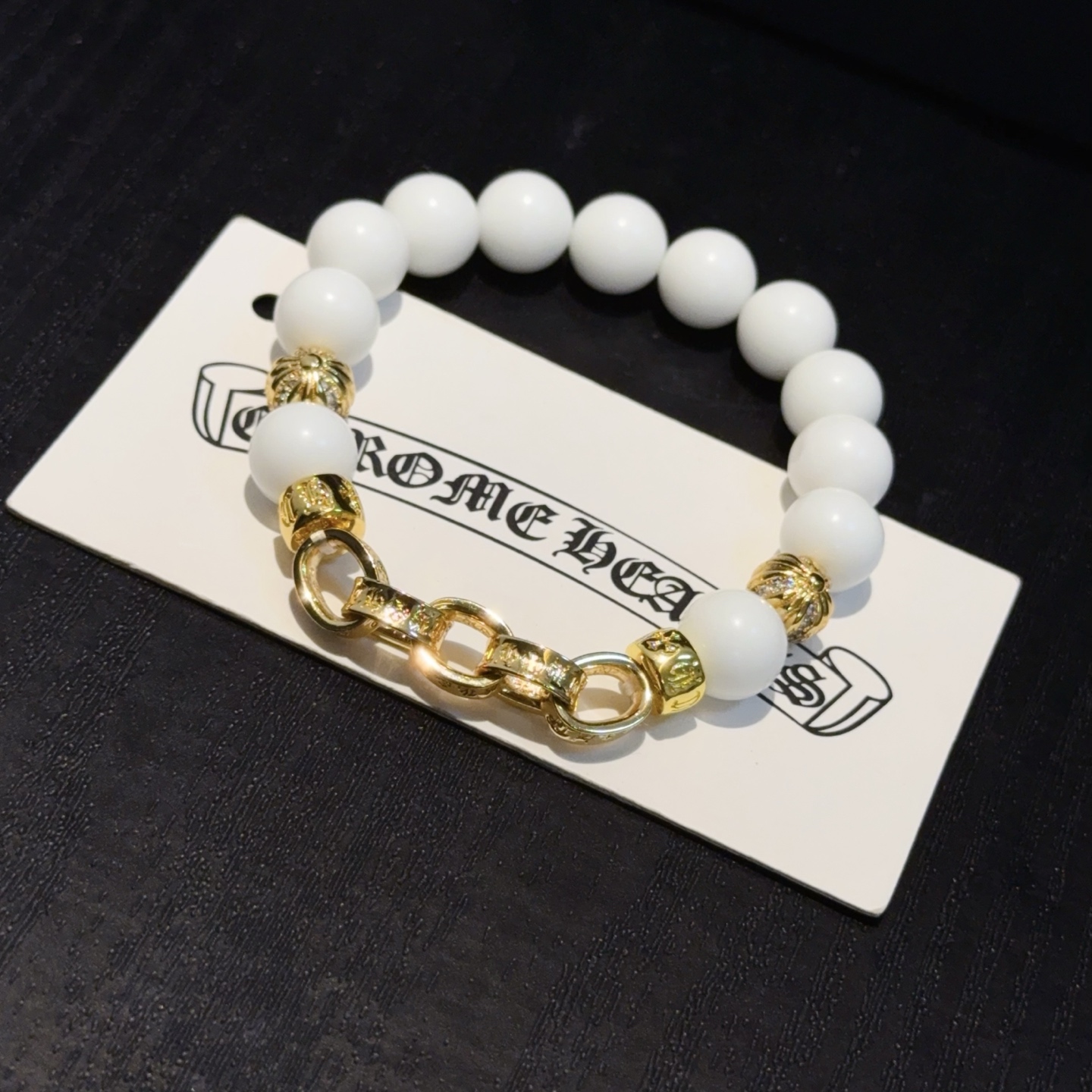  新款【专柜品质】Chrome Hearts克罗心经典复古多元素手串手链 ，快手/ins/小红书热门，凹