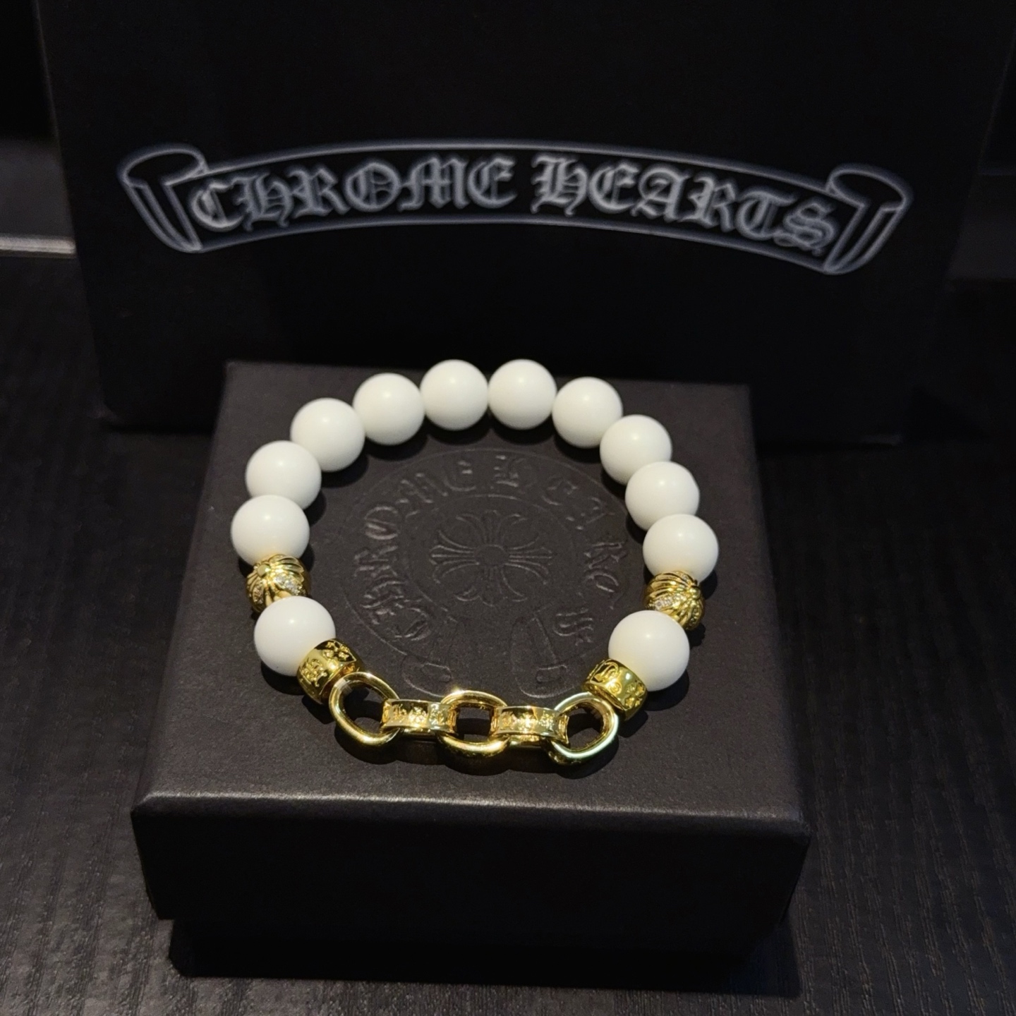  新款【专柜品质】Chrome Hearts克罗心经典复古多元素手串手链 ，快手/ins/小红书热门，凹