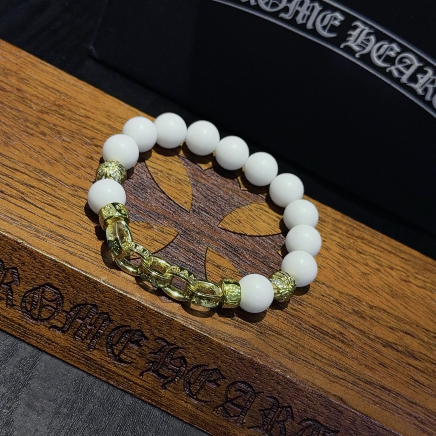  新款【专柜品质】Chrome Hearts克罗心经典复古多元素手串手链 ，快手/ins/小红书热门，凹