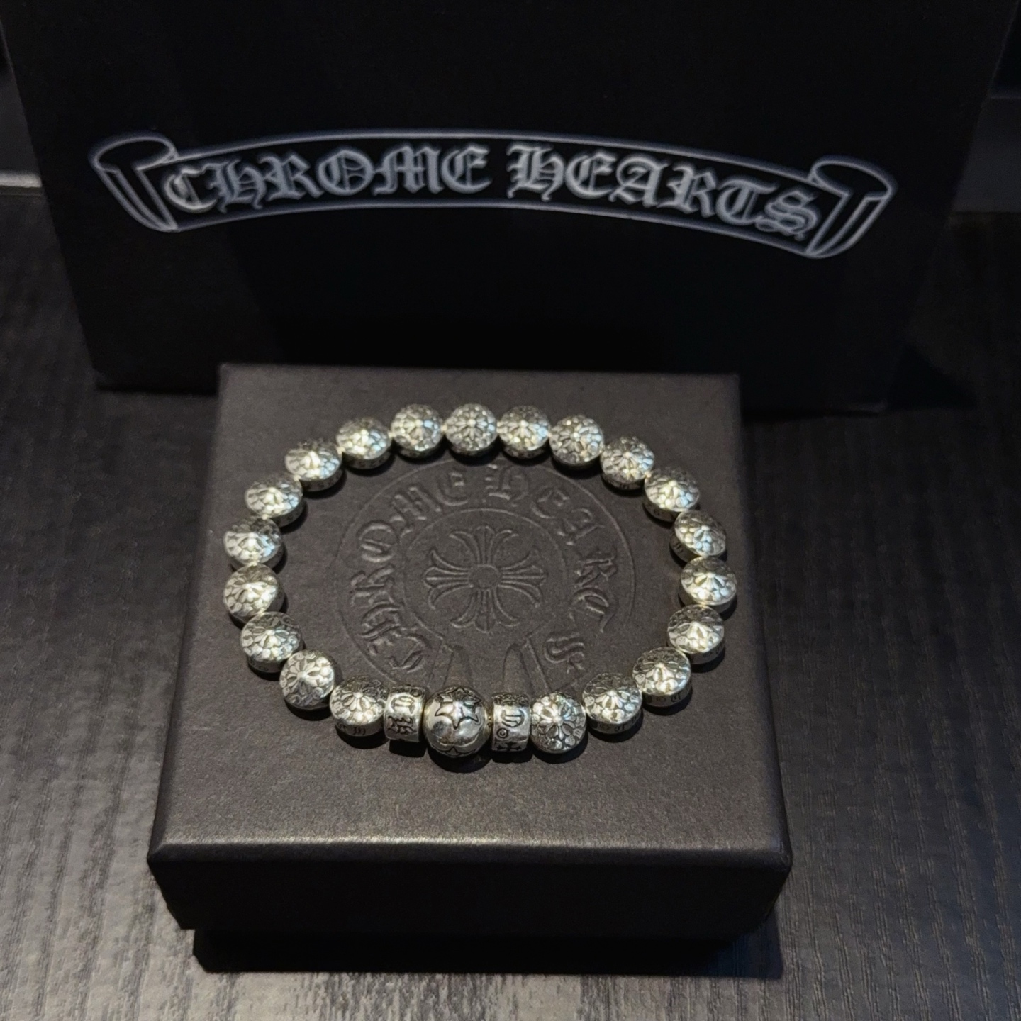  新款【专柜品质】Chrome Hearts克罗心经典复古多元素手串手链 ，快手/ins/小红书热门，凹
