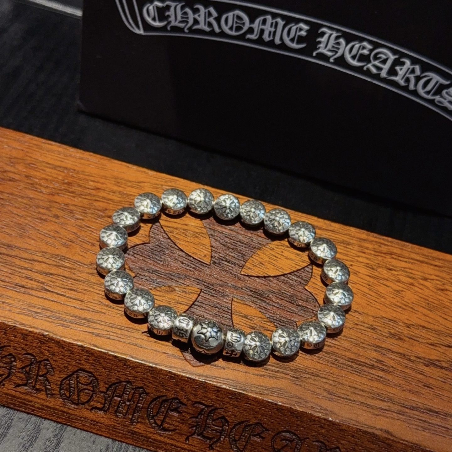  新款【专柜品质】Chrome Hearts克罗心经典复古多元素手串手链 ，快手/ins/小红书热门，凹