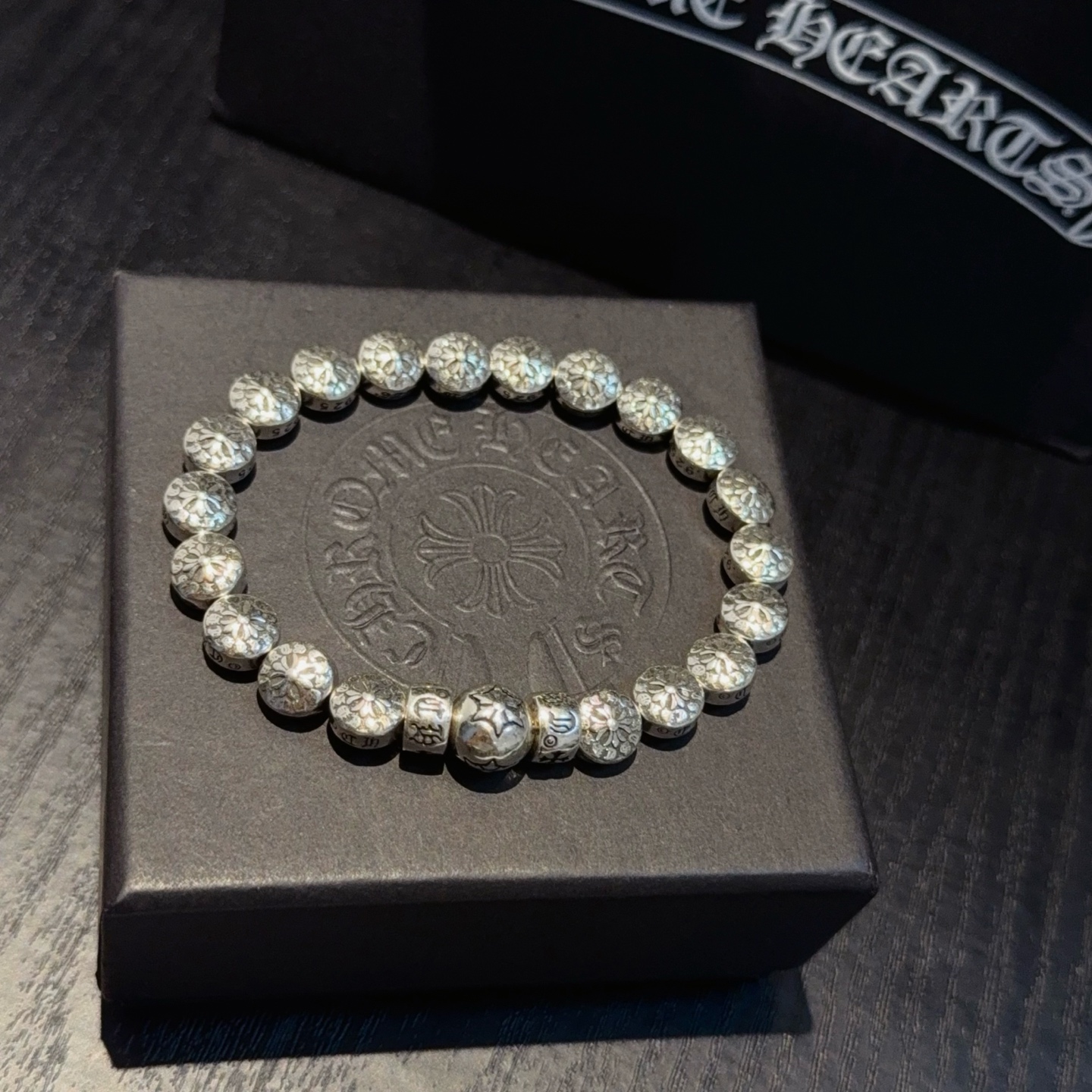  新款【专柜品质】Chrome Hearts克罗心经典复古多元素手串手链 ，快手/ins/小红书热门，凹