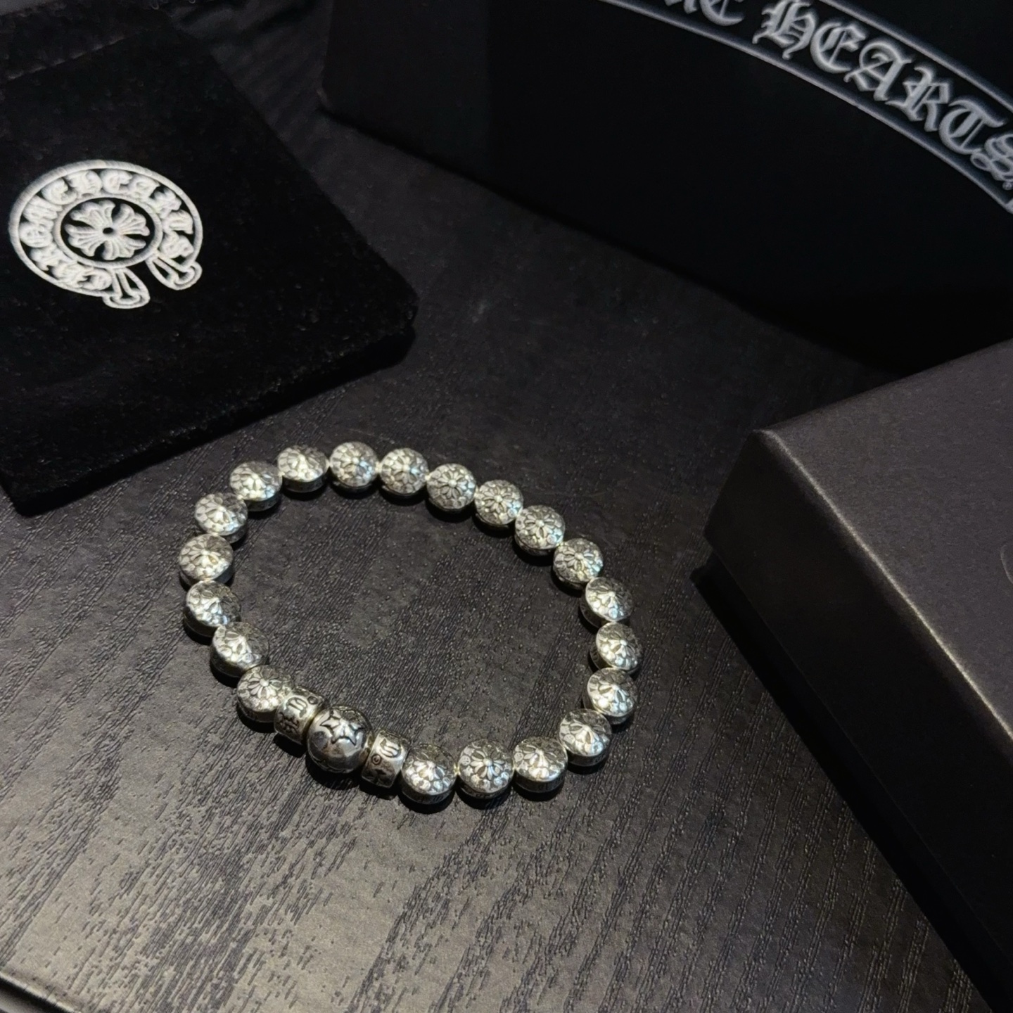  新款【专柜品质】Chrome Hearts克罗心经典复古多元素手串手链 ，快手/ins/小红书热门，凹