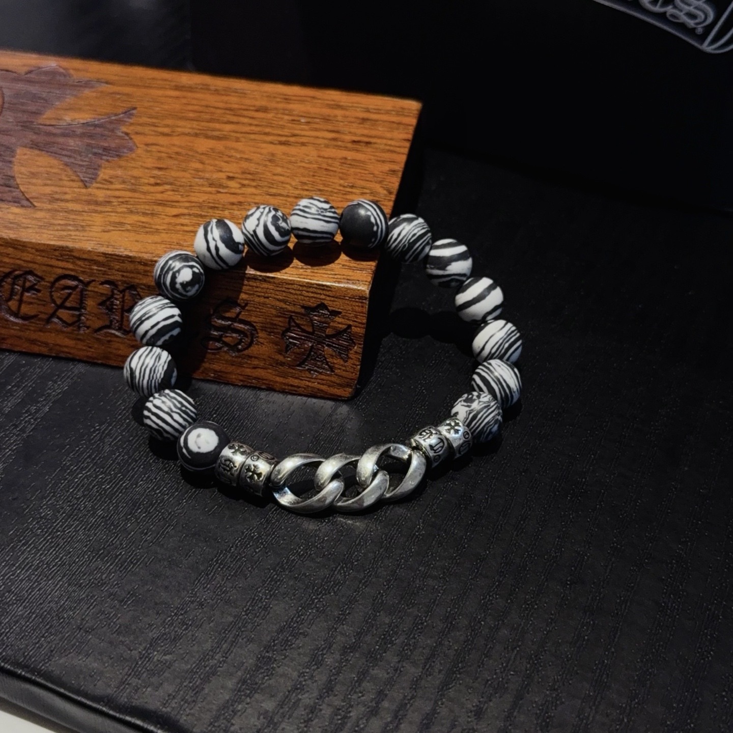  新款【专柜品质】Chrome Hearts克罗心经典复古多元素手串手链 ，快手/ins/小红书热门，凹