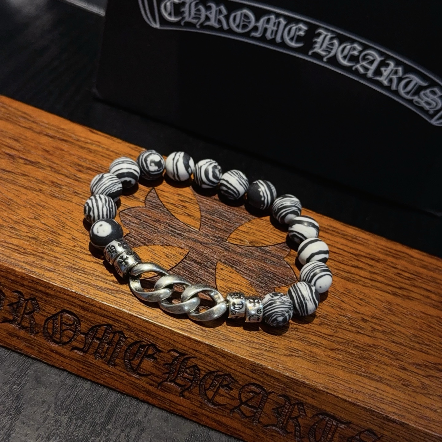  新款【专柜品质】Chrome Hearts克罗心经典复古多元素手串手链 ，快手/ins/小红书热门，凹
