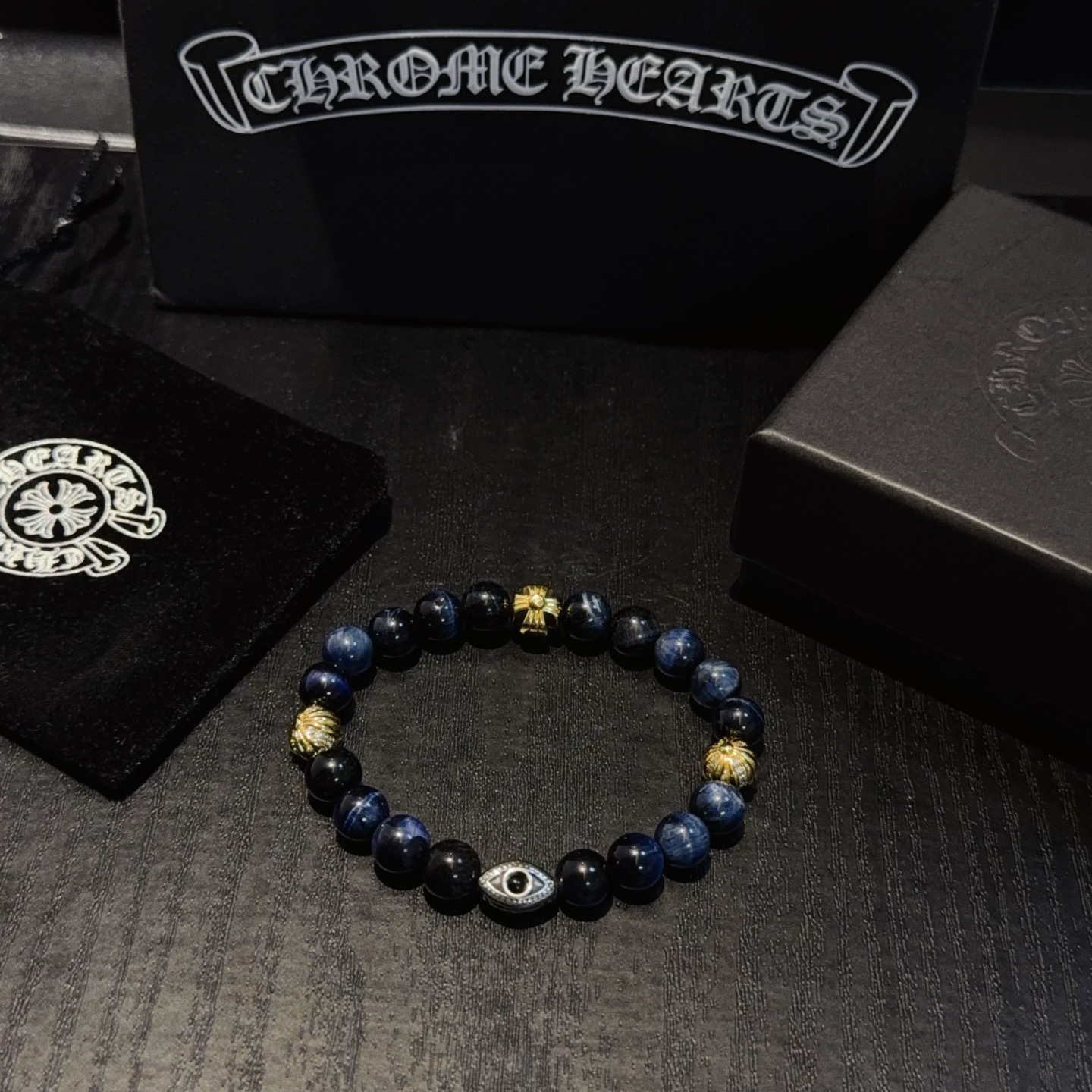  新款【专柜品质】Chrome Hearts克罗心经典复古多元素手串手链 ，快手/ins/小红书热门，凹