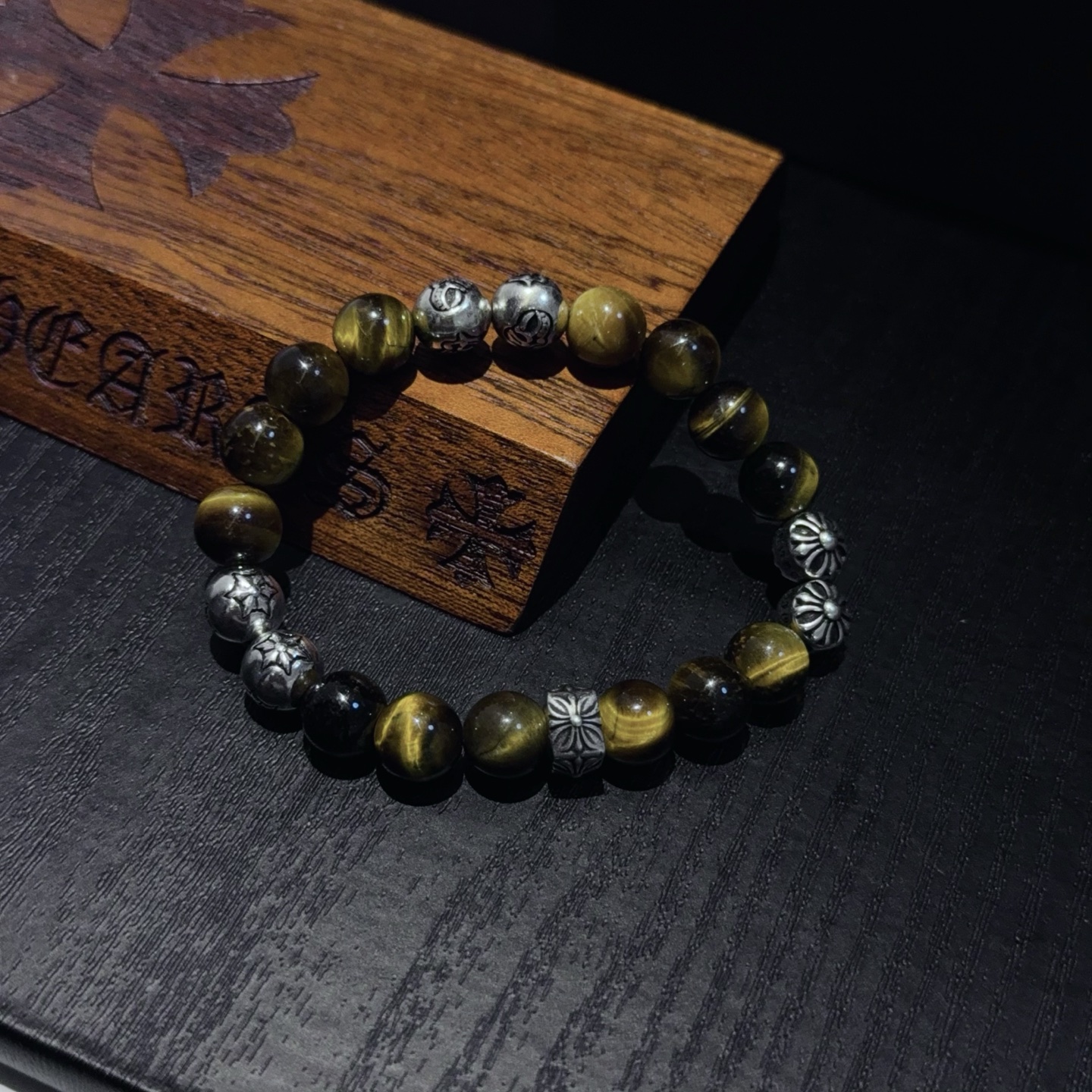  新款【专柜品质】Chrome Hearts克罗心经典复古多元素手串手链 ，快手/ins/小红书热门，凹