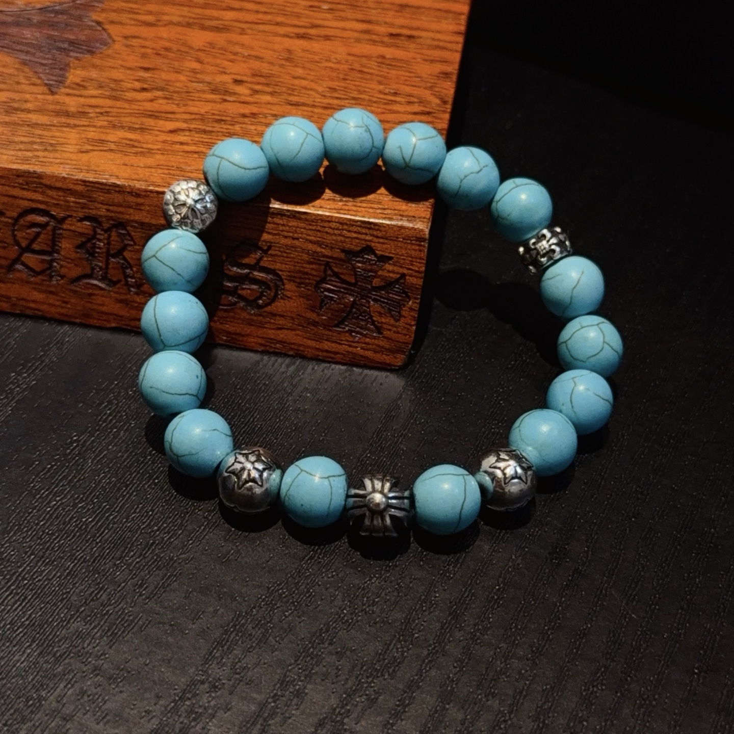  新款【专柜品质】Chrome Hearts克罗心经典复古多元素手串手链 ，快手/ins/小红书热门，凹