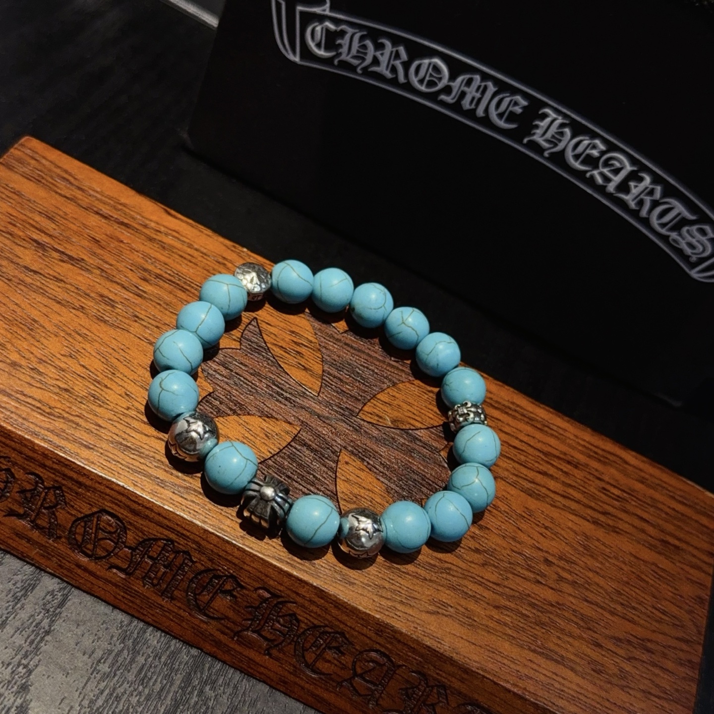  新款【专柜品质】Chrome Hearts克罗心经典复古多元素手串手链 ，快手/ins/小红书热门，凹