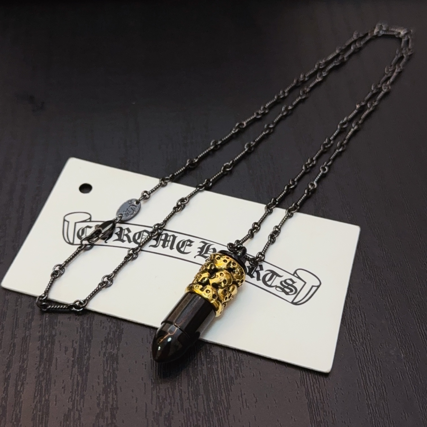   新款【专柜品质】Chrome Hearts克罗心项链 凹凸造型不同的花纹设计风格 呈现出与众不同 十
