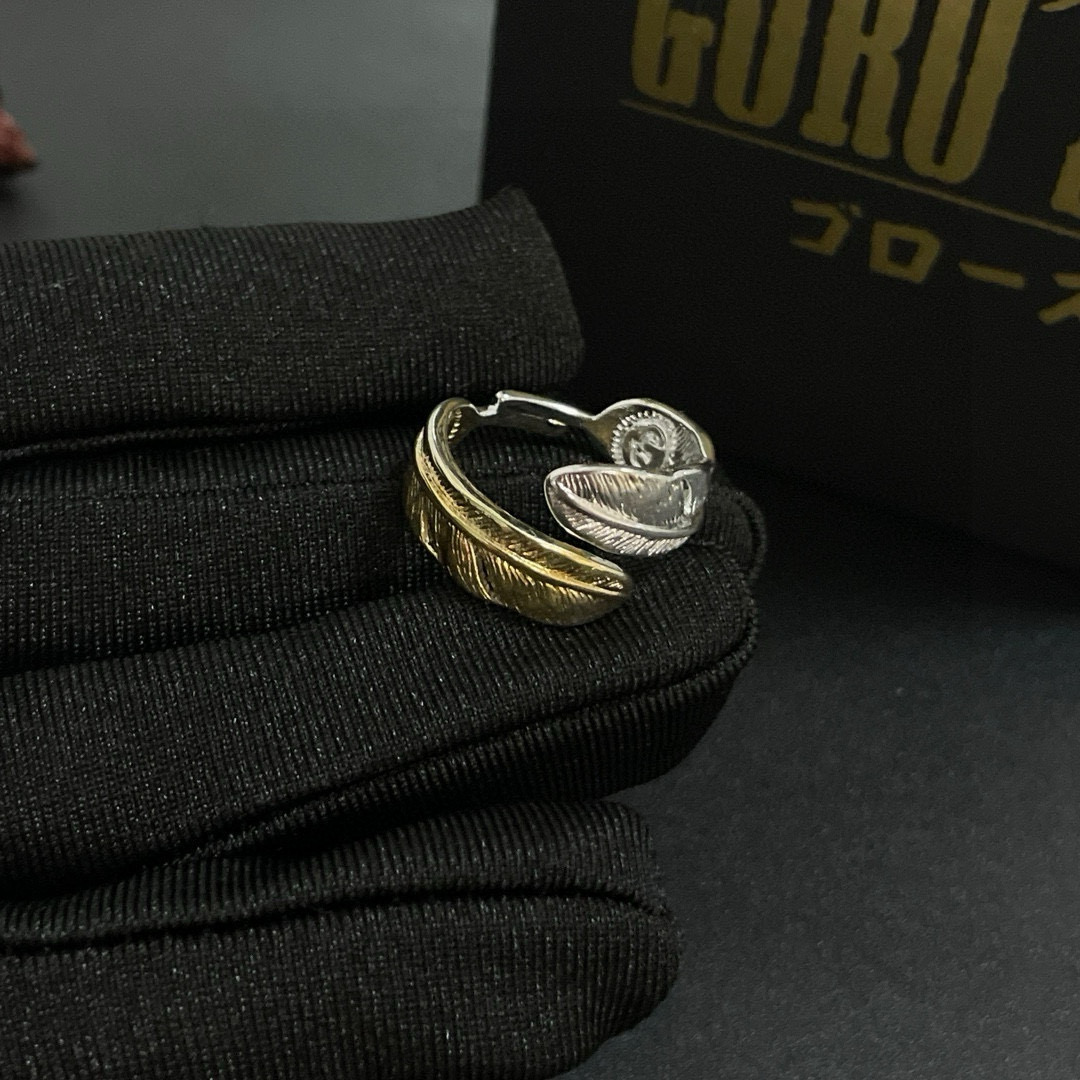   【新品上架】Goro’s高桥吾郎羽毛戒指，顶级版本 认准独家拍摄 主攻高端市场 绝对区别普通版本！图