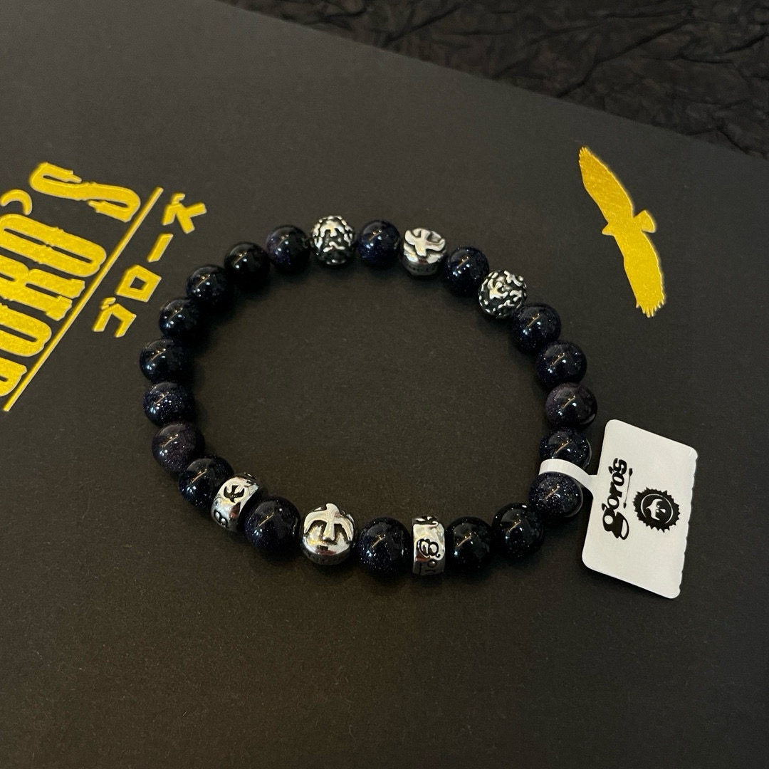 “Exclusive Handmade High-End Goro’s High Bridge Hand Chain: Master-Crafted Unisex Jewelry” - 图片 2