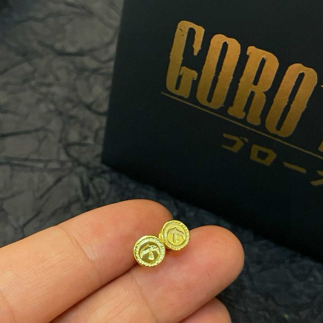  【新品上架】Goro’s高桥吾郎复古黄金色飞鸟耳钉，顶级版本 认准独家拍摄 主攻高端市场 绝对区别普