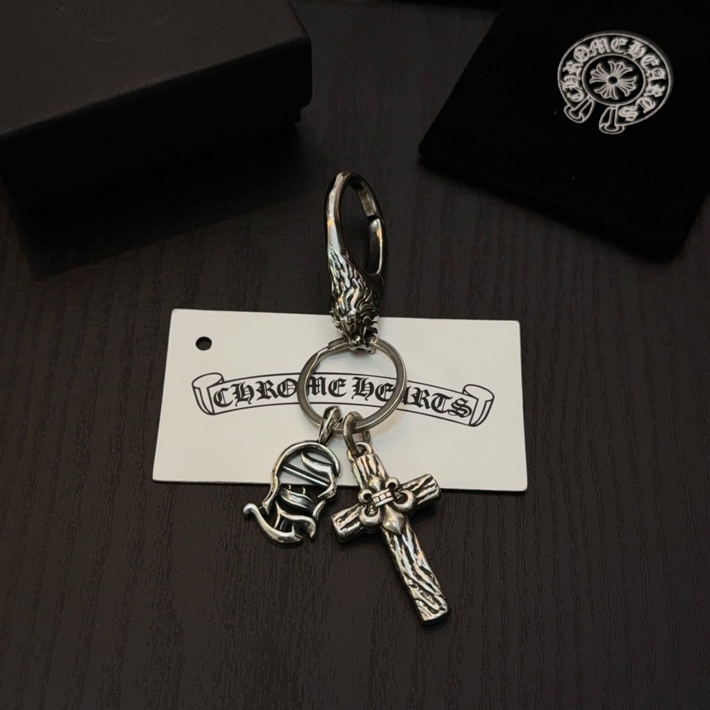 Chrome Hearts ❤️ 克罗心十字架钥匙扣 大龙虾扣 雕刻工艺 精工品质 纯手工打造 ～正品开
