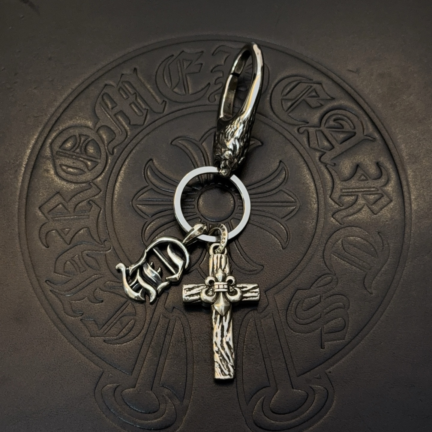 Chrome Hearts ❤️ 克罗心十字架钥匙扣 大龙虾扣 雕刻工艺 精工品质 纯手工打造 ～正品开