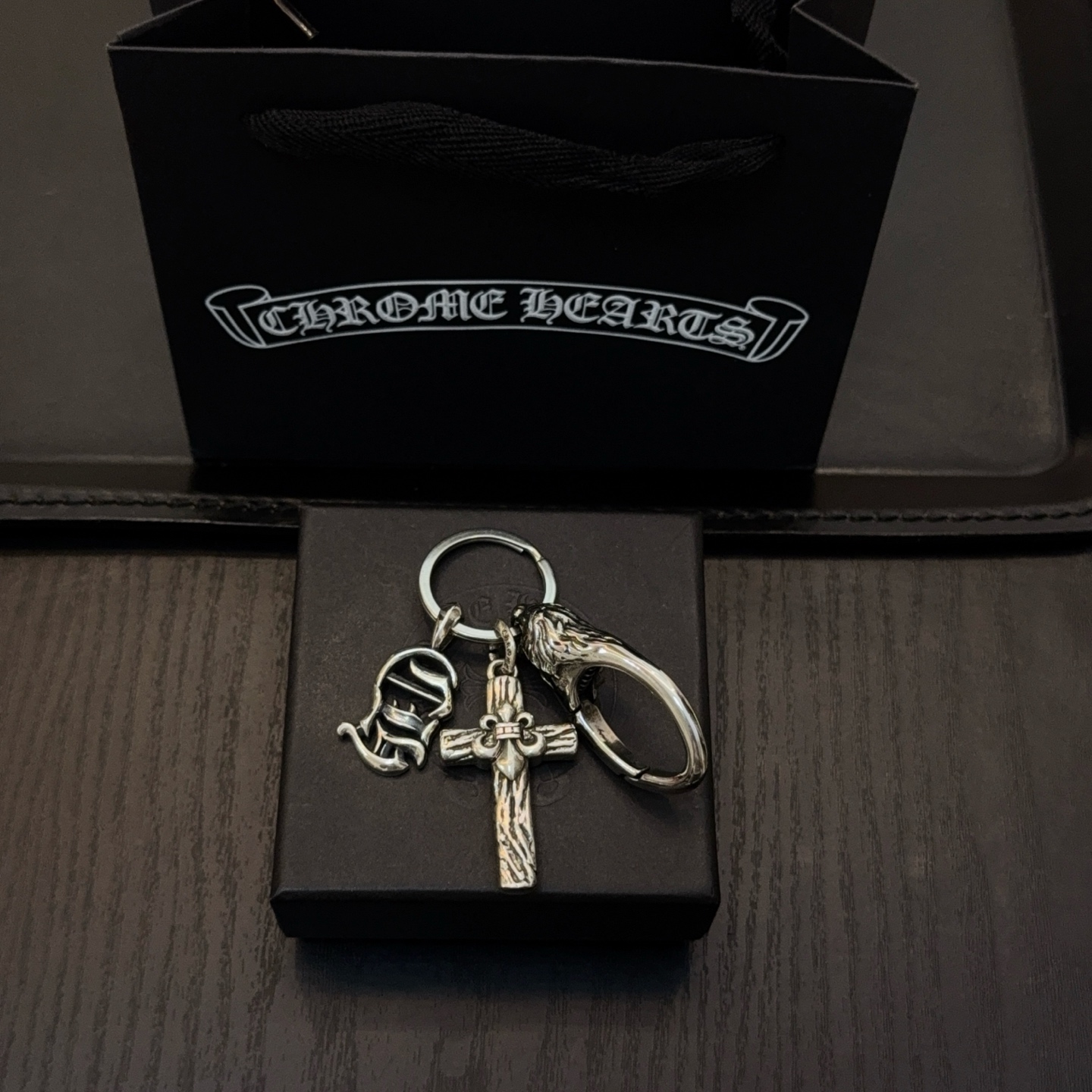 Chrome Hearts ❤️ 克罗心十字架钥匙扣 大龙虾扣 雕刻工艺 精工品质 纯手工打造 ～正品开