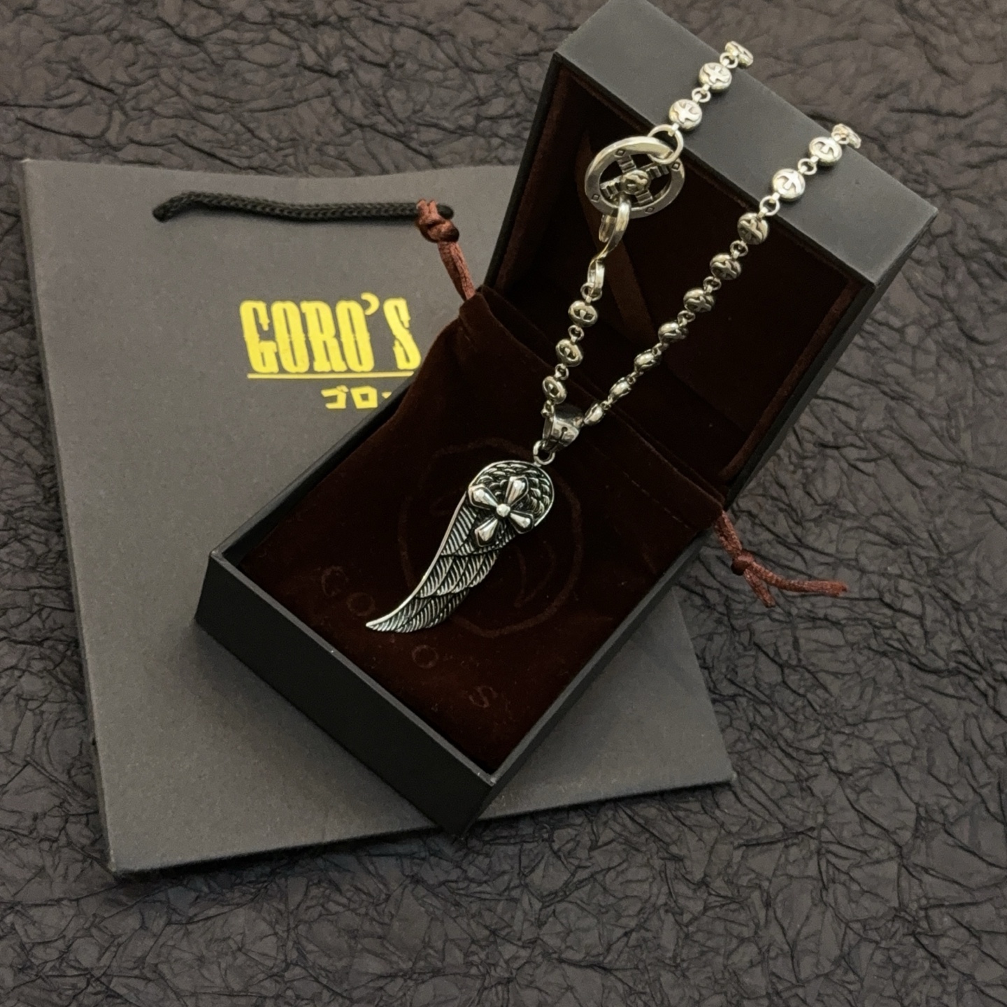 【新品上架】Goro’s高桥吾郎飞鸟羽毛项链，顶级版本，认准独家拍摄，主攻高端市场 ，快手/ins/小红