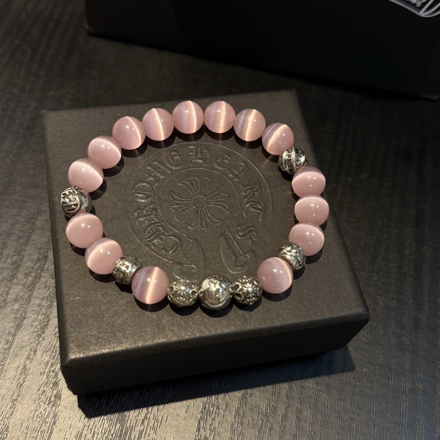新款【专柜品质】Chrome Hearts克罗心经典复古多元素手串手链 ，快手/ins/小红书热门，凹凸