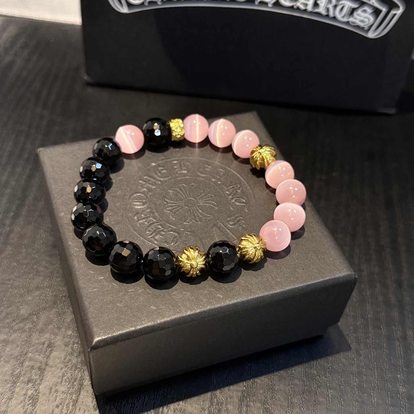 新款【专柜品质】Chrome Hearts克罗心 经典复古多元素手串手链 ，快手/ins/小红书热门，凹